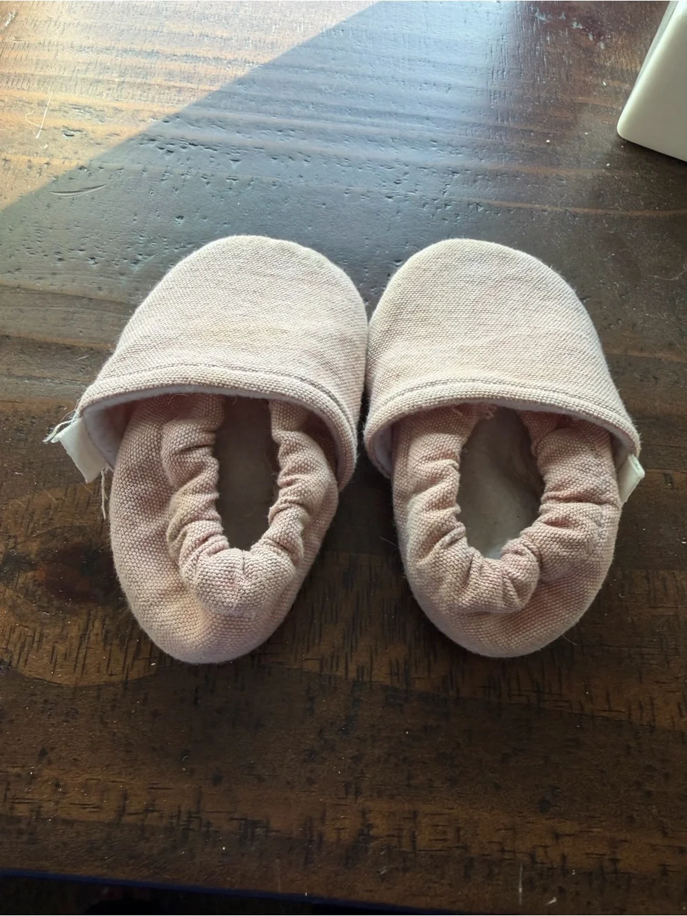 Soft Blush Kids Moccasin Slip-Ons - Gentle Fit Baby Shoes